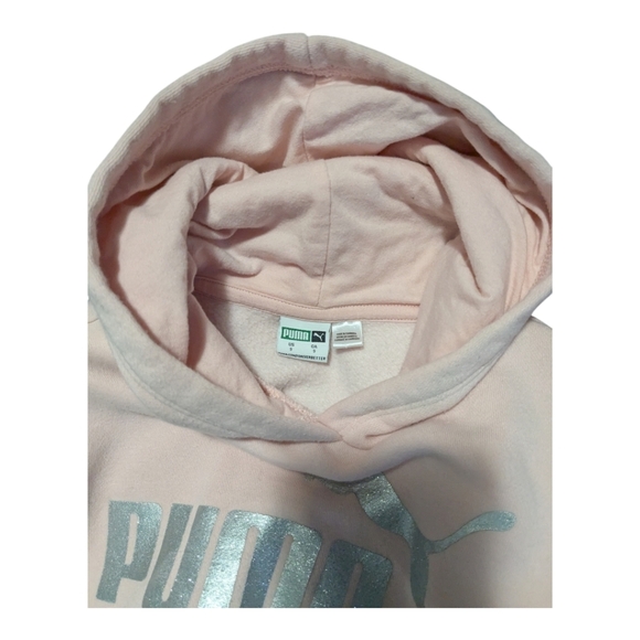 Puma Hoodie, Girls, size 5. Pink - Picture 6 of 6